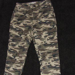 Camo Skinny High Rise Jeans